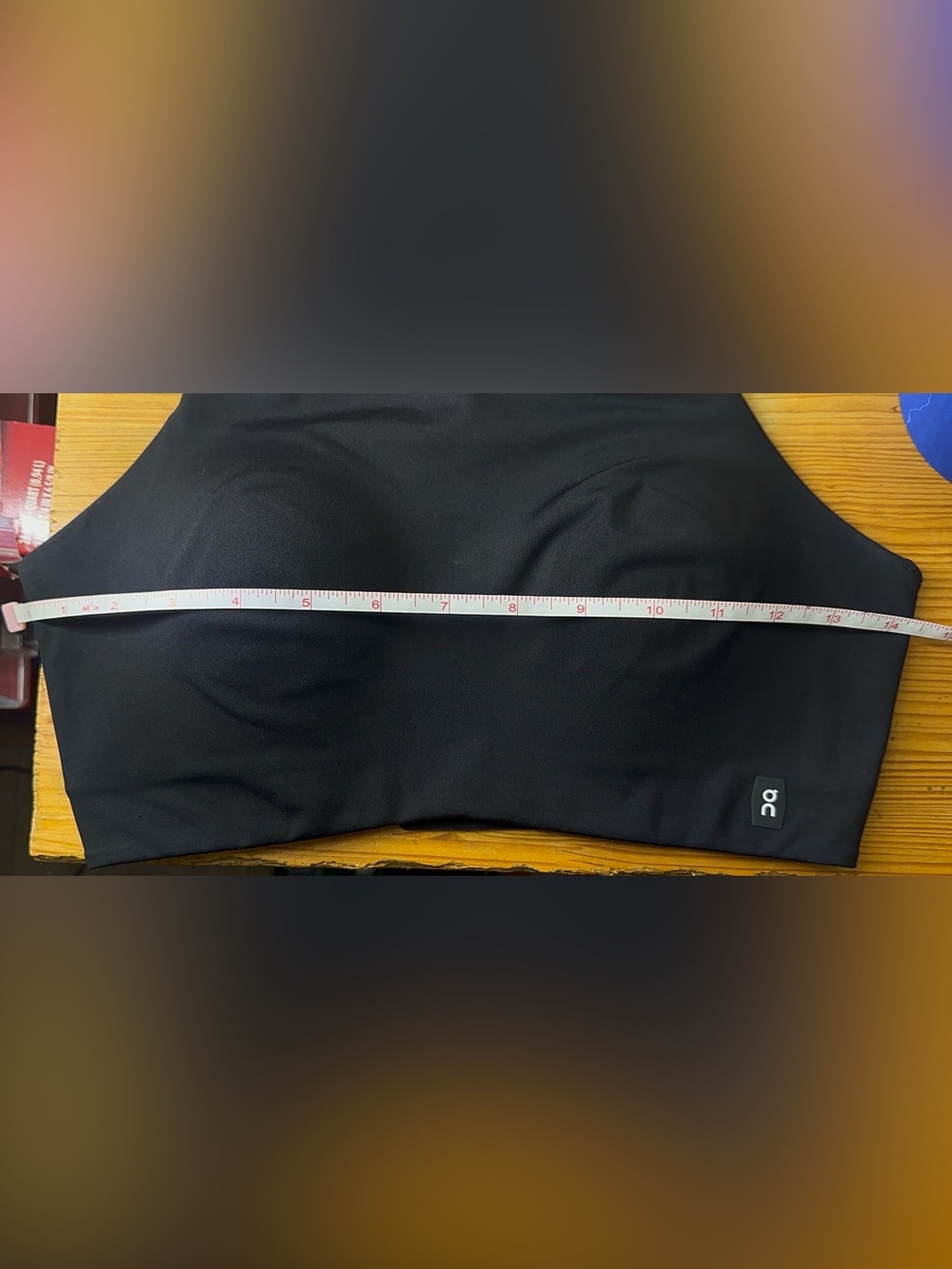 On Running High Support Sports Bra Black Racerback Approx Small - Picture 7 of 7